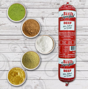 Superfood Beef - £2.70 per chub (£2.43 with subscription)
Our 400g Sup