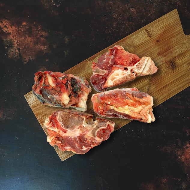 raw grass-fed Beef Bone Portions