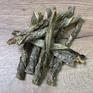 Natural Dried Cod Skin Twists
