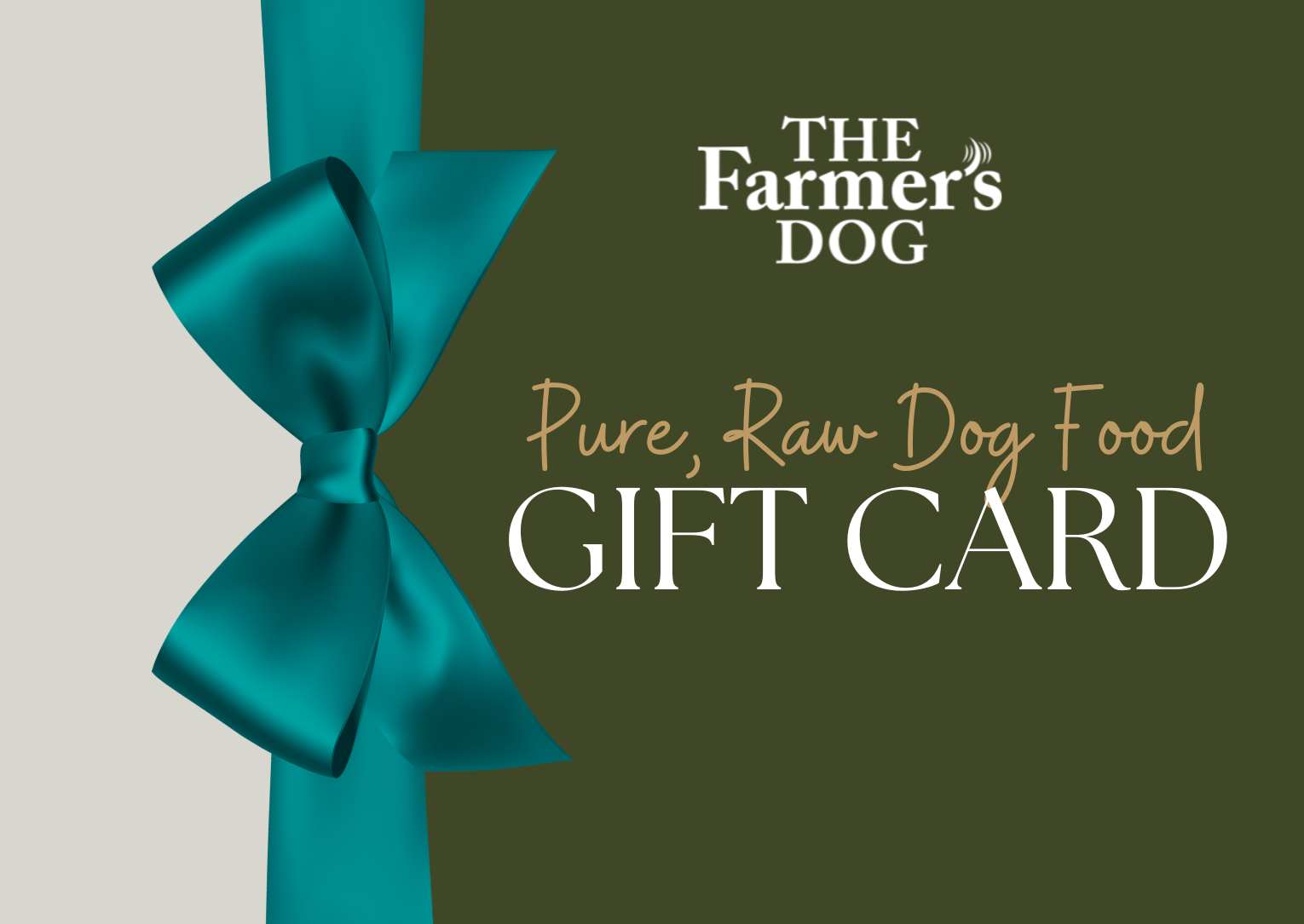 Raw Dog Food Gift Card - The Farmer's Dog